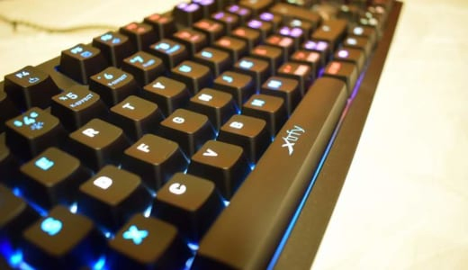 【Xtrfy K2-RGB レビュー】抜群の打鍵感と機能性とデザイン性を兼ね備えた優秀なゲーミングキーボード