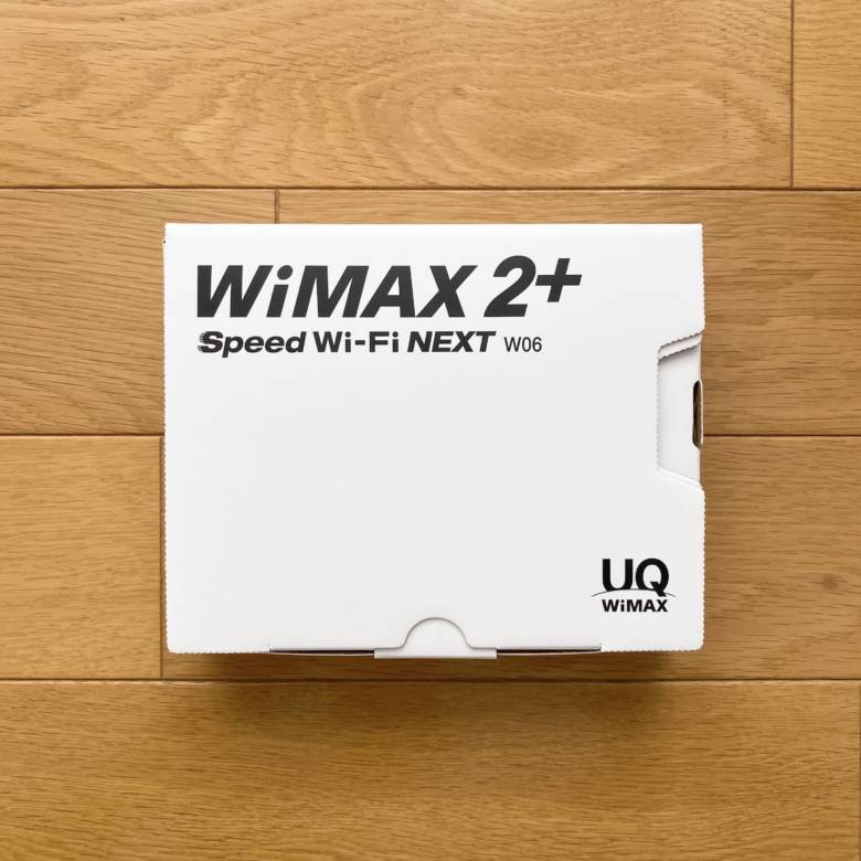 WiMAXの外箱