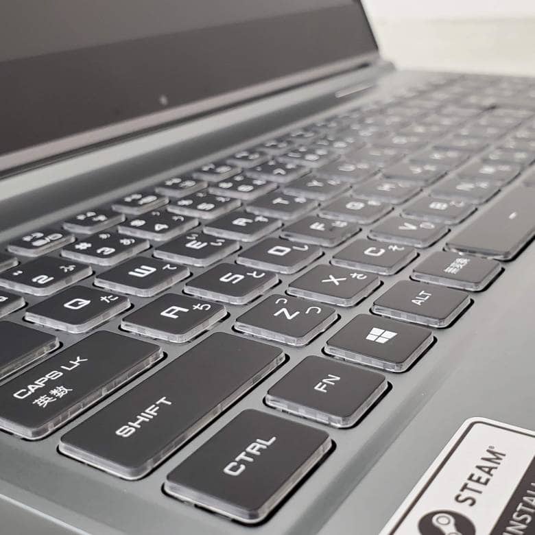 GALLERIA RL5R-G50Tのキーボード