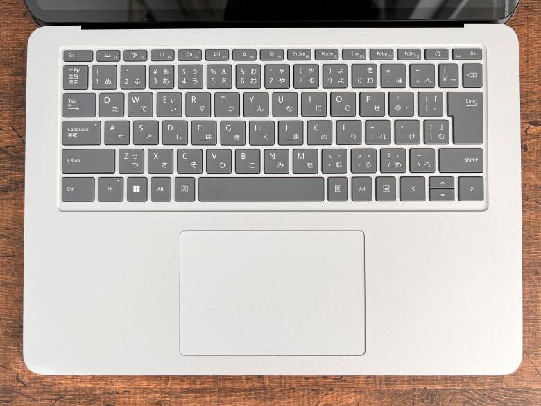 Surface Laptop Studioのキーボード