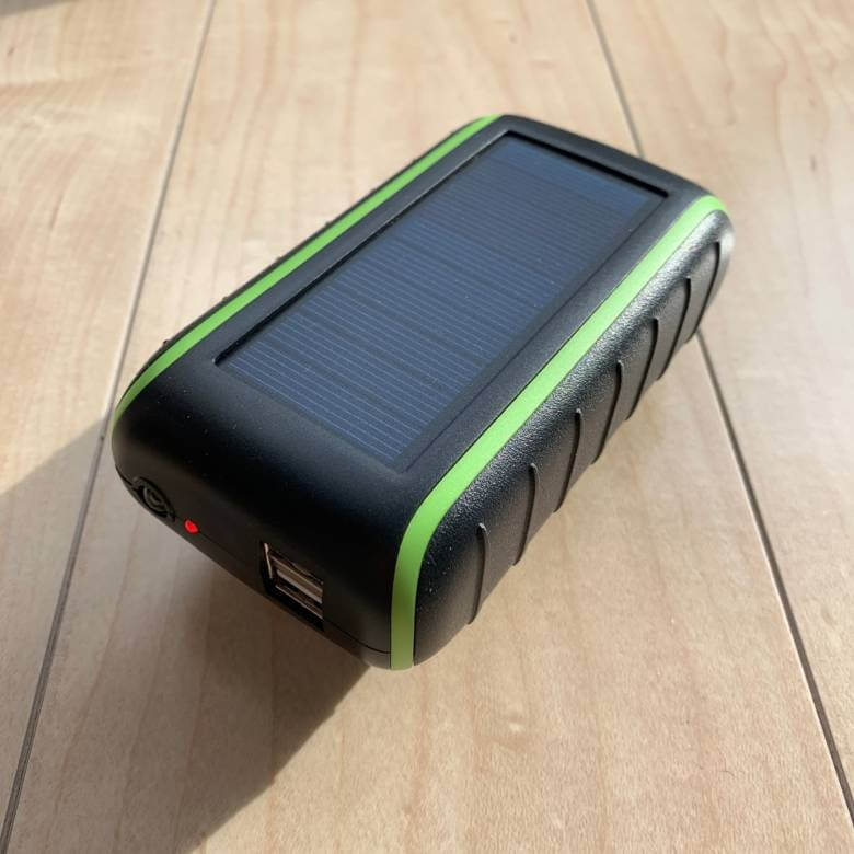 Chargi-Q mini（チャージックミニ）のソーラー充電