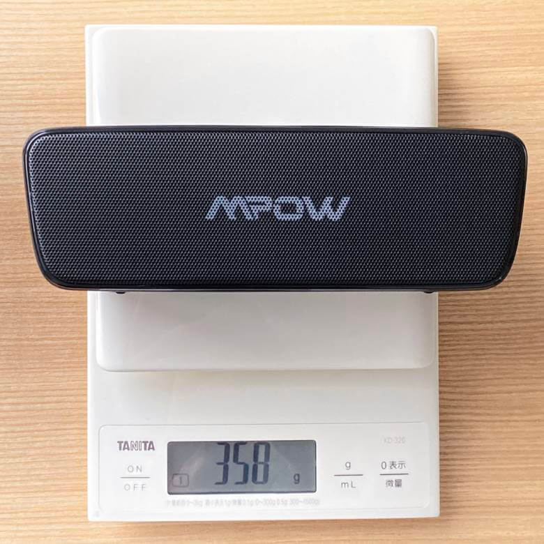 Mpow Soundhot R6の重量