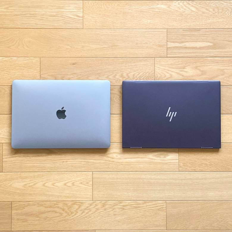 MacBook ProとHP ENVY X360 13