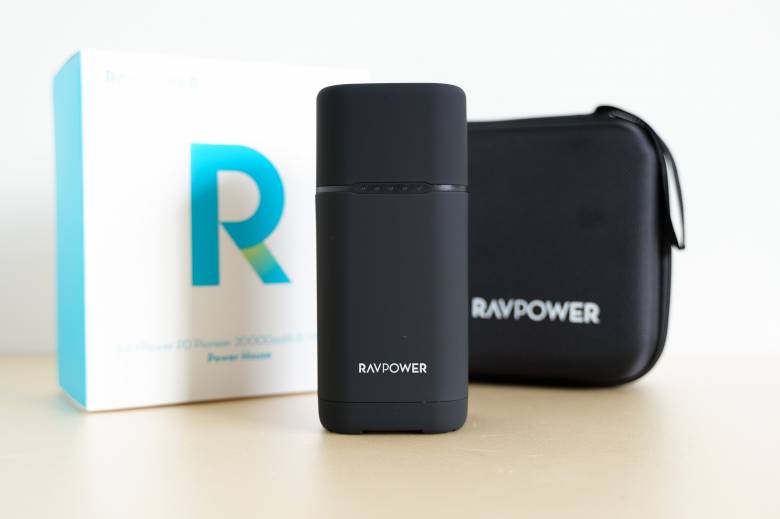 RAVPower RP-PB054Proレビュー】コンセント・PD対応USB-C・USB-A搭載の 