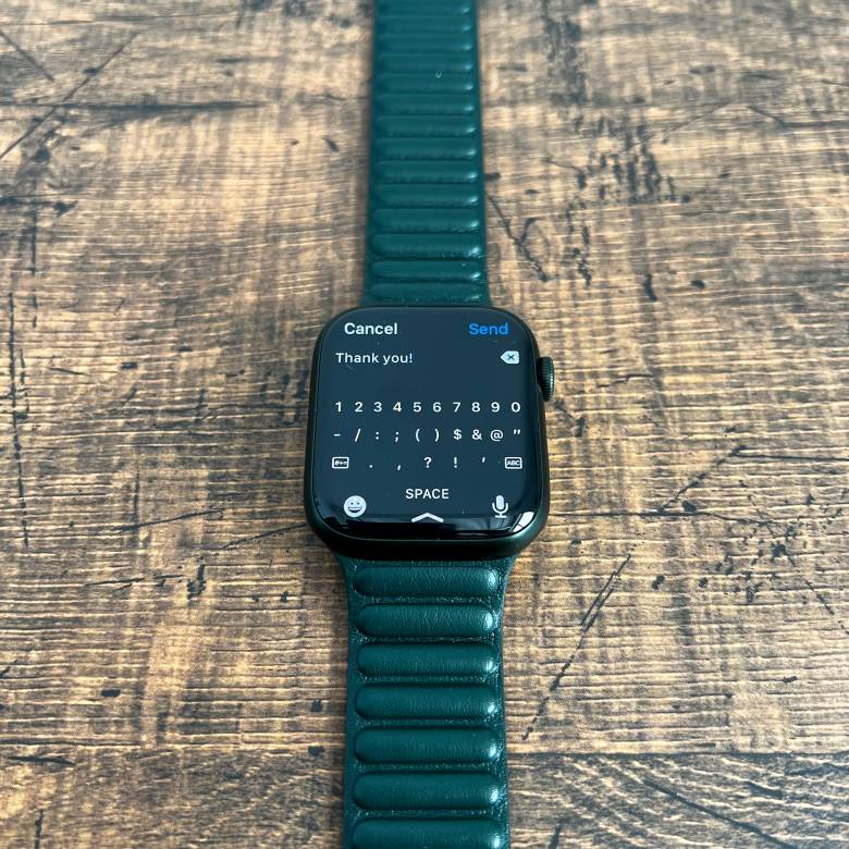 Apple Watch 7の英字キーボード