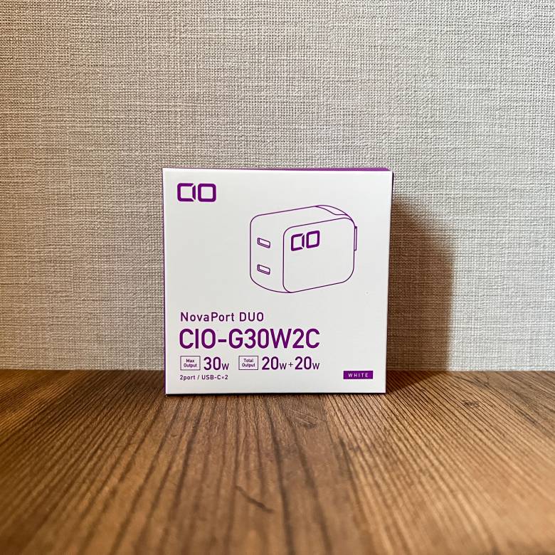 CIO NovaPort DUO 30Wの外箱