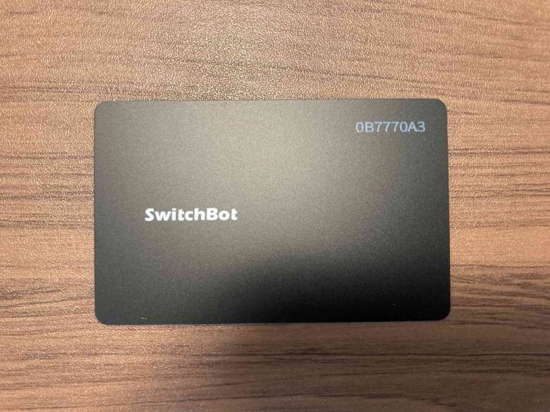 SwitchBotロックのNFCカード