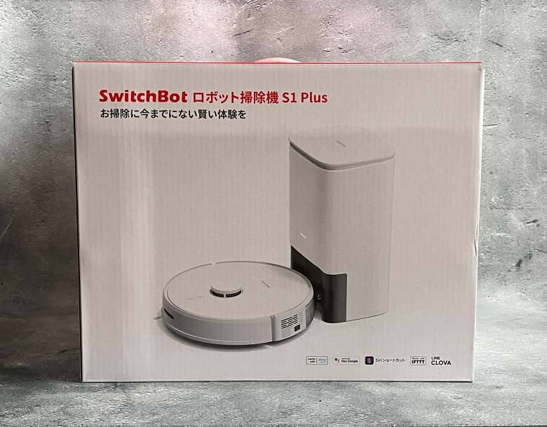SwitchBot ロボット掃除機 S1 Plusの外箱