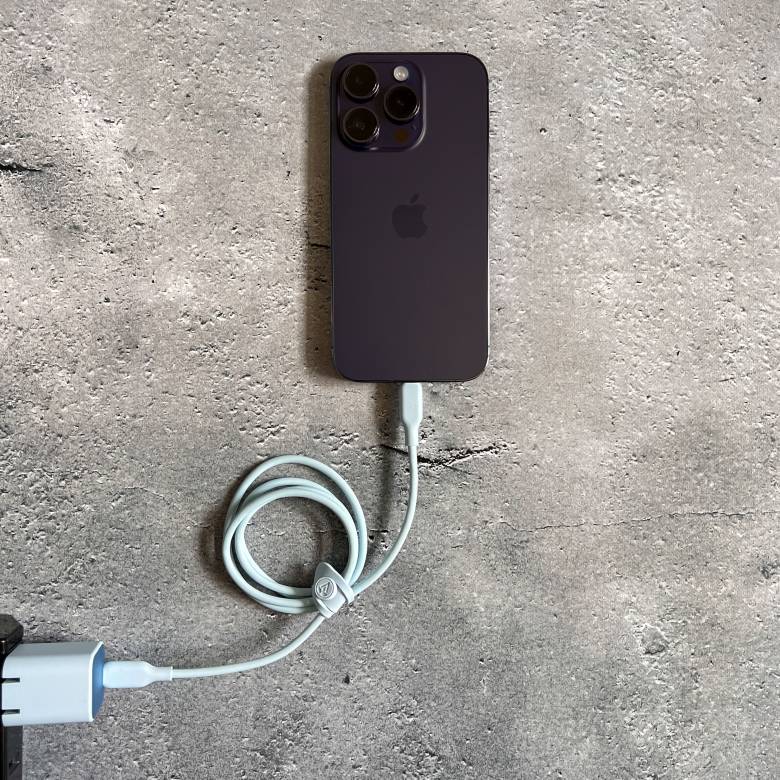 iPhone 14 ProはAnker 511 Chargerで高速充電可能